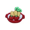 Diretamente do fabricante: Charms de sapato Croc gourmet feitos de material de borracha macia, fivelas de sapato removíveis para tamancos de sola grossa
