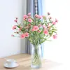 Cravo Longo Artificial Flor Falsa Flor Seca Dia das Mães Dia dos Professores Presente Decoração de Interior para Sala de Estar Ornamentos Florais