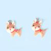 Calcetines de Navidad de resina muñeco de nieve Papá Noel accesorios horquilla goma elástica accesorios funda para teléfono móvil diy al por mayor
