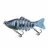 Atacado de fábrica Luya isca dura multi-seção simulação de peixe 10cm/15g plástico sete-seção isca multicolor