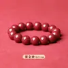Pulsera de Cinabrio, Anillo Sencillo, Amuleto de Seguridad para el Año de Nacimiento, Cuerda Giratoria de Cuentas para Mujer, Popular para que lo Usen las Mujeres