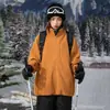 Ootd Chaqueta Polar de Exterior para Hombre Otoño e Invierno de Gama Alta Forro Polar Terciopelo Volcánico Cuello Alto Cárdigan Top Chaqueta para Hombre