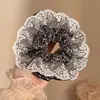 Scrunchie Floral Estilo Pastoral para Mulheres, Prendedor de Cabelo Doce Moda Coreana, Corda de Cabelo de Nicho de Alta Qualidade, Acessório de Cabelo para Rabo de Cavalo Baixo