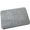 Alfombra de Piso de Vellón de Coral de Color Sólido Felpudo para Puerta de Casa Plano con Relieve Piedra Espuma con Memoria Alfombra Absorbente para Puerta Felpudo para Cocina Transfronterizo