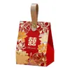 Caixa de Doces para Casamento, Sacola de Presente de Noivado Estilo Chinês, Caixa de Presente de Doces de Mão, Caixa Vazia, Novos Suprimentos para Casamento