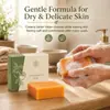 Jabón de caqui bestseller transfronterizo limpia suavemente el cuerpo y la piel, hidrata e humecta, con un aroma fresco natural y espuma densa