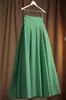 2024 nueva falda plisada fina de largo medio y cintura alta con línea A de alta gama súper bonita para niños verano