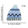 Patch de Tecido Graffiti Azul Inverno Aplique para Roupas Decoração Série Acessórios de Natal Transfronteiriços Natal Selo Bordado à Máquina