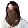 Nueva máscara cálida de invierno para mujer, protección facial cortavientos para montar en esquí, bufanda con cuello de terciopelo de ciervo, máscara de invierno a prueba de frío para hombre