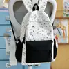 Nova Mochila Ins Fofa de Desenho Animado Estilo Coreano para Mulheres, Mochila Escolar Estudantil de Grande Capacidade com Grafite Fofo, Mochila Doce para Mulheres