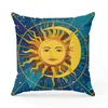 Funda de Almohada Cuadrada Mandala Tótem para Dormitorio Sala de Estar Respaldo de Sofá Funda para Almohada de Siesta (Núcleo No Incluido)
