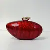 Bolsa de Regalo para Fiesta de Moda Estilo Europeo y Americano Acrílico Brillante Forma de Huevo de Ganso Bolso Cruzado de un Solo Hombro Personalizado Bolso de Mano para la Cena para Mujeres