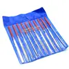 Lixa para Sulcos de Pestana de Guitarra Kit de Ferramentas de Arquivo DIY Arquivo com Cabo de Plástico Diamantado Conjunto de Dez Peças