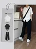 Conjunto de Duas Peças Masculino de Verão Fino Estiloso Soltinho Camisa e Calça Combinando Fresco Seda de Gelo Secagem Rápida