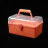 Caja de Medicina de Plástico Portátil al por Mayor de Fábrica Caja de Arte para Estudiantes de Primaria Caja de Herramientas Caja Portátil de Papelería Caja de Almacenamiento para Pintura