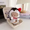 Conjunto de roupa de boneca Labubu vintage barbearia, compatível com bonecas Labubu de 1ª, 2ª e 3ª geração, roupa de substituição para o xale de Natal
