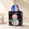 Bolsas de Regalo Navideñas de Dibujos Animados en Stock Transfronterizas, Bolsas para Empaquetar Regalos, Bolsas de Regalo Navideñas de Tejido No Tejido Dopamina