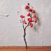 Flor de ciruelo artificial, un solo corte, flor falsa de ciruelo, pequeña flor de seda, mesa de comedor, decoración de flores, estudio, nuevo ramo chino al por mayor