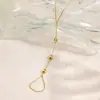 Pulsera de Acero Inoxidable Transfronteriza con Cierre de Nariz de Cerdo, Estilo Minimalista, Diseño Personalizado, Chapado en Oro de 18K, Cadena para Muñeca Impermeable