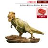 Dinossauro de cobre pintado Tiranossauro pequenos ornamentos artesanato casa sala entrada escritório mesa decorações de cobre