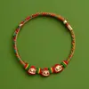 Pulseira de Corda Colorida do Festival do Barco Dragão Corda Vermelha Tecida à Mão Infantil Bebê Pequeno Zongzi Corda de Mão Presente de Lote Festival de Maio