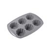 Molde de silicone com logotipo colorido personalizado, forma de flor para muffin, forma de silicone espessada resistente a altas temperaturas, forma para bolo, forma para assar
