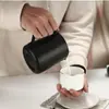 Suministros para Tienda de Té con Leche Tanque con Boquilla Puntiaguda para Dibujar Flores Taza de Acero Inoxidable para Burbujas de Leche Tetera Espesa de Acero Inoxidable para Dibujar Café Café Blanco para Dibujar