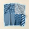 Pañuelo Fino de Seda Imitación Estampado de Puntos Franceses Negro y Blanco Anacardo Cuadrado Pequeño Versátil para Todas las Ocasiones Moda Primavera y Verano Producto Decorativo Individual
