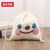 Bolsas de Armazenamento para Presentes Cosméticos no Atacado em Estoque, Bolsas com Cordão de Desenho Animado, Bolsas com Cordão de Algodão e Linho, Descontadas e Impressíveis para Acessórios
