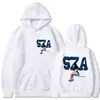 Tamanho Europeu Transfronteiriço Tendência Novo Rapper Sza Estampado Moletom com Capuz Masculino