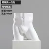 Mannequin de Torso Masculino e Feminino com Roupas Íntimas Brancas Franzidas Suporte para Exibição em Vitrine de Loja de Lingerie Cabide para Sutiã