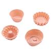 Set de 12 Piezas de Molde para Magdalenas de Puntos Coloridos de Silicona para Pastel, Herramienta para Hornear, Molde para Magdalenas, Pastel de Postre, Pudín, Resistente a Altas Temperaturas, para Hornear