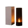 Vela Electrónica Transfronteriza Luz Negra Acrílico Negro Vidrio Simuladado Set de Velas para Clubes, Bares, Halloween