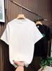 2024 Nueva Llegada Camiseta Blanca de Seda de Hielo Fina para Hombre Moda de Verano Versátil Top de Media Manga Marca de Moda Plutton Ropa para Hombre Guapo