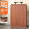 Tabla de cortar de madera de ébano natural, de una sola pieza, antibacteriana y a prueba de moho, diseño de doble cara, engrosada para uso en la cocina del hogar, adecuada para cortar verduras y carne