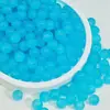 Fios de Contas de Vidro Azul Super Excelente 8/10mm Para Miçangas Artesanais DIY Pulseiras de Contas de Vidro Materiais Acessórios de Joias