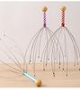Cuidados com o Cabelo Polvo Massageador de Couro Cabeludo Garra de Massagem de Metal Massageador Manual Massageador de Cabeça Coçador de Cabeça Anti-coceira