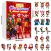 Calendário de Advento de Natal para Grupo de Meninas Caçadoras de K-Pop Transfronteiriço Caixa Surpresa Enfeites de Árvore de Natal Pingente de Acrílico