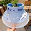 Novo Chapéu de Sol Infantil Desenho Animado Verão Exterior Estilo INS Chapéu de Sol Grande para Meninos e Meninas