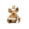 Novo pingente pequeno de árvore de Natal Papai Noel decoração boneco de neve dourado de Natal enfeites pequenos de malha presentes de Natal