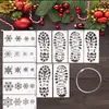 Transfronterizo Amazon Original Nuevo Tema Navideño Plantilla DIY Tema Reutilizable