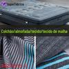 Tecido de Malha Listrado Popular Tecido para Colchão Preto de Alta Qualidade Tecido Jacquard de Felpa Envolvimento de Borda para Almofada de Sofá