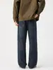 Ropa de Hombre Feng She / 2026 Otoño Invierno Nuevos Jeans para Hombre Sueltos Rectos Estilo Americano High Street 7s Gruesos Suaves Pantalones de Pierna Ancha