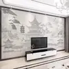 Fondos de Pantalla Personalizados, Pabellones, Revestimientos de Pared, Fondos de Pantalla para Sala de Estar, Revestimientos Decorativos de Pared para Sofá, Murales, Exportación Transfronteriza