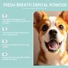 Kriath Polvo para el Cuidado Dental de Perros Ecológicamente Suave Cuidado de Limpieza Diaria Polvo Dental para Perros Mascota Polvo para Dientes