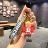 Llavero con colgante de Minecraft para pareja, diseño de juego de sandbox de My World, ideal como regalo para la escuela.