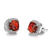 Pendientes de moda transfronterizos de estilo coreano con hebilla de diamante y circonita para mujer, elegantes pendientes de moda con entrega al por mayor en vivo.