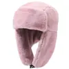 Gorro de Esquí de Invierno para Hombre con Protección para los Oídos, a Prueba de Frío y Manteniendo el Calor, Gorro Lei Feng para Mujer, a Prueba de Viento para Ciclismo al Aire Libre, con Forro de Felpa y Algodón Espeso