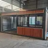 Casa Móvel Container Painel com Textura de Madeira Montagem Rápida Casa Móvel Container Casa Simples Móvel Casa Modular Integrada