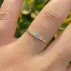 Anillo apilable de plata pura S925 Art Source, personalizado con incrustaciones de diamantes, anillo de estilo vintage Ins moderno y elegante, versátil para mujer